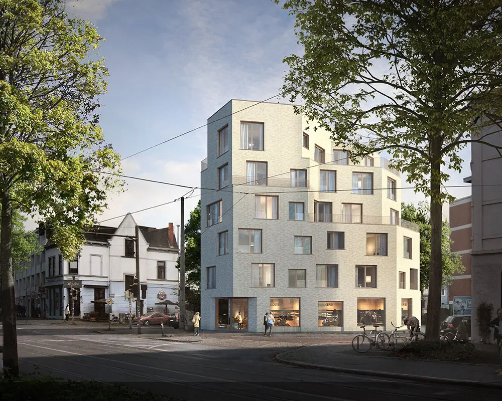 Neubau Gewerbe- und Wohngebäude „Hulsbergspitze“